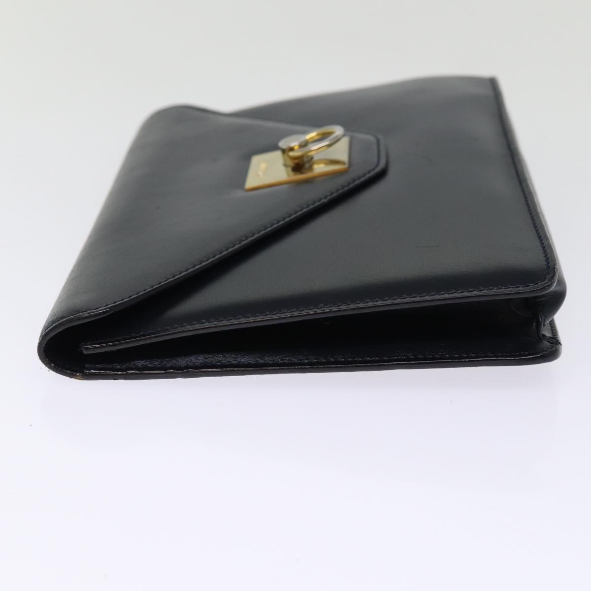 Luxury CELINE Clutch Bag Leather Black  14709
