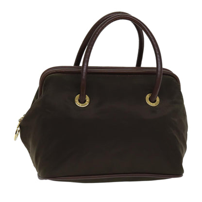 Luxury CELINE Hand Bag Nylon Brown  15033