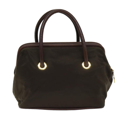 Luxury CELINE Hand Bag Nylon Brown  15033