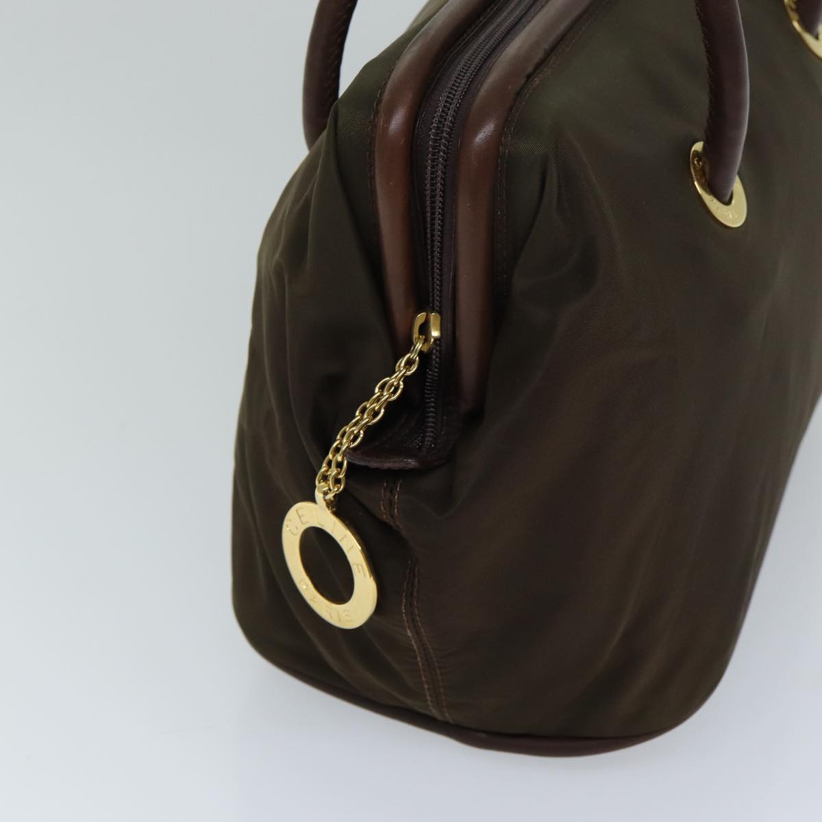 Luxury CELINE Hand Bag Nylon Brown  15033