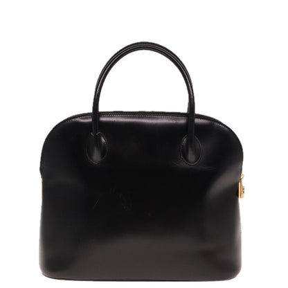 Luxury CELINE Hand Bag Leather 2way Black  15050