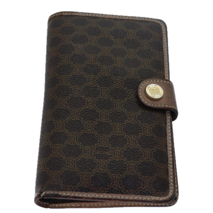 Luxury CELINE Macadam Canvas Wallet 5Set Brown Beige  15525