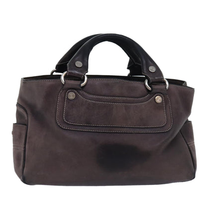 Luxury CELINE Boogie bag Hand Bag Leather Brown  15627