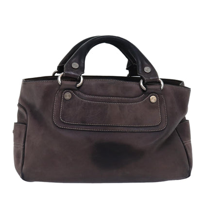 Luxury CELINE Boogie bag Hand Bag Leather Brown  15627