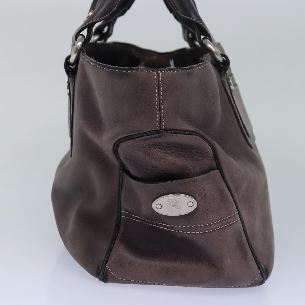 Luxury CELINE Boogie bag Hand Bag Leather Brown  15627
