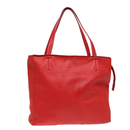 Luxury CELINE Tote Bag Leather Red  15628