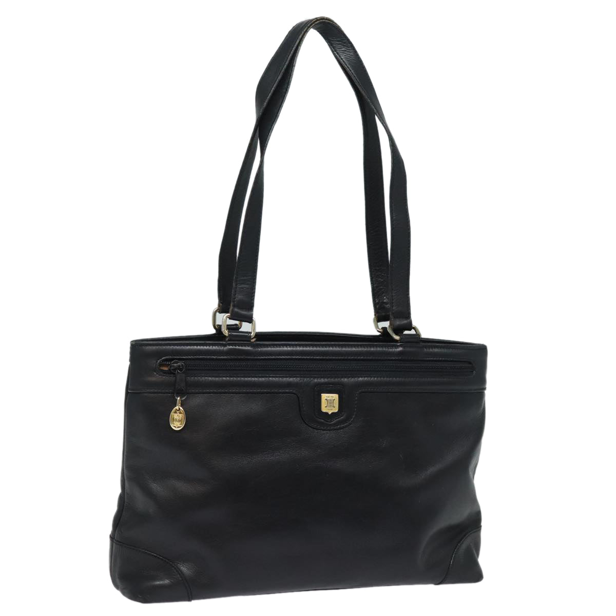 Luxury CELINE Tote Bag Leather Black  15635