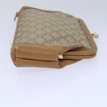 Luxury CELINE Macadam Canvas Pouch Beige  15651