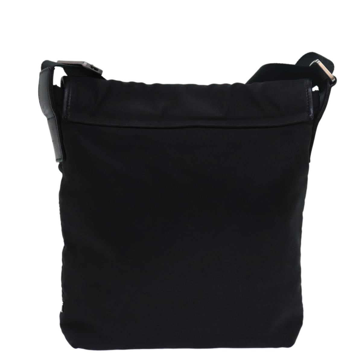Luxury Burberry Shoulder Bag Nylon Black Auth bs15733
