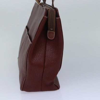Luxury BurberrySs Tote Bag Leather Brown Auth bs16014
