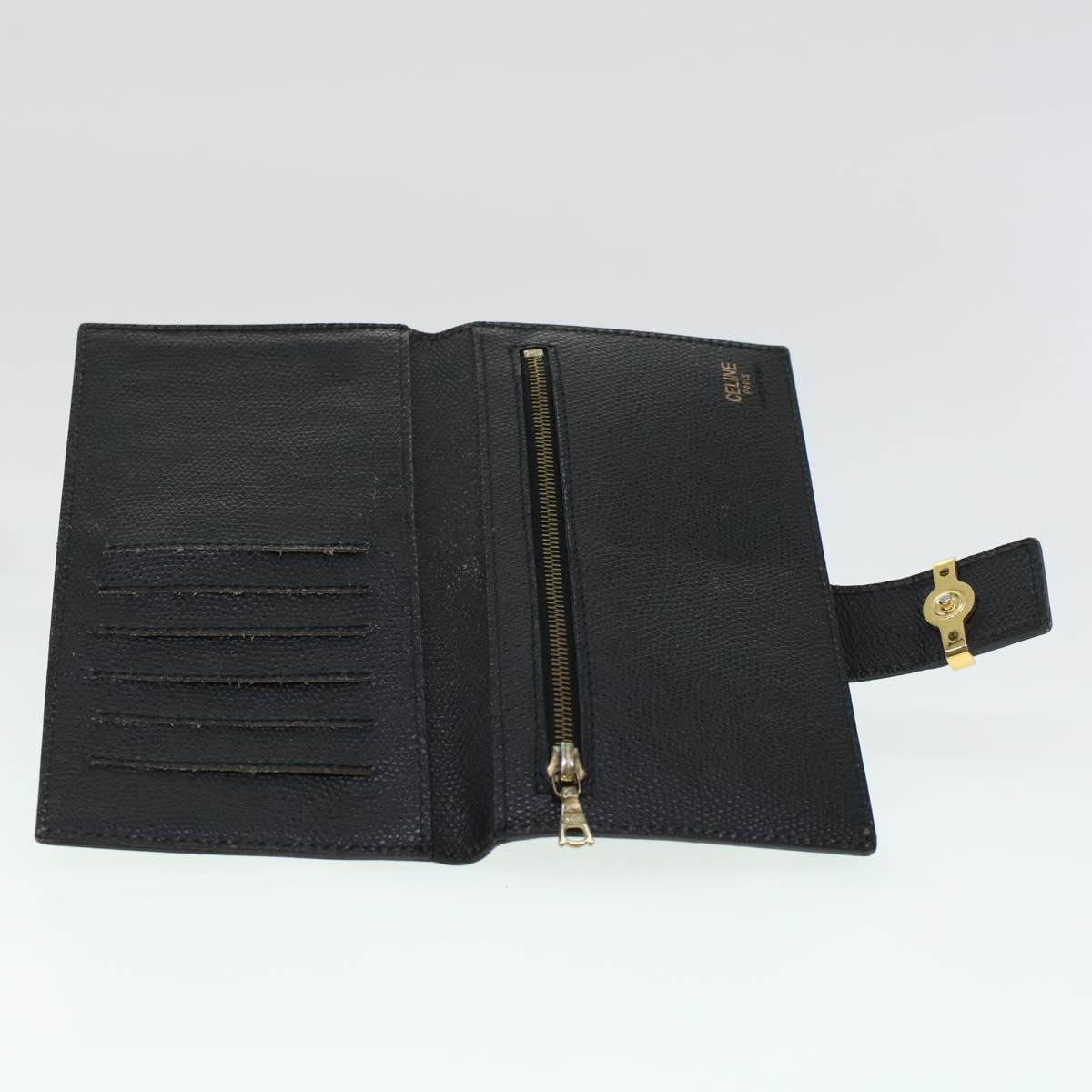 Luxury CELINE Macadam Canvas Wallet PVC Leather 3Set Brown Black  5381