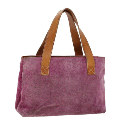 Luxury CELINE C Macadam Canvas Hand Bag Pink  5460