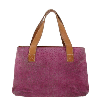 Luxury CELINE C Macadam Canvas Hand Bag Pink  5460