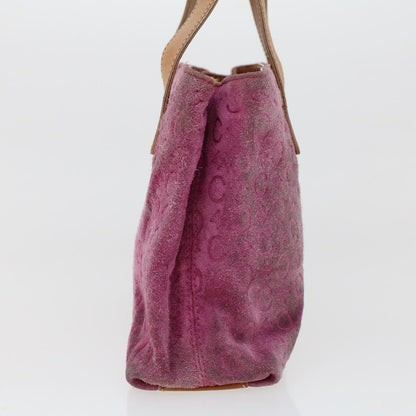 Luxury CELINE C Macadam Canvas Hand Bag Pink  5460