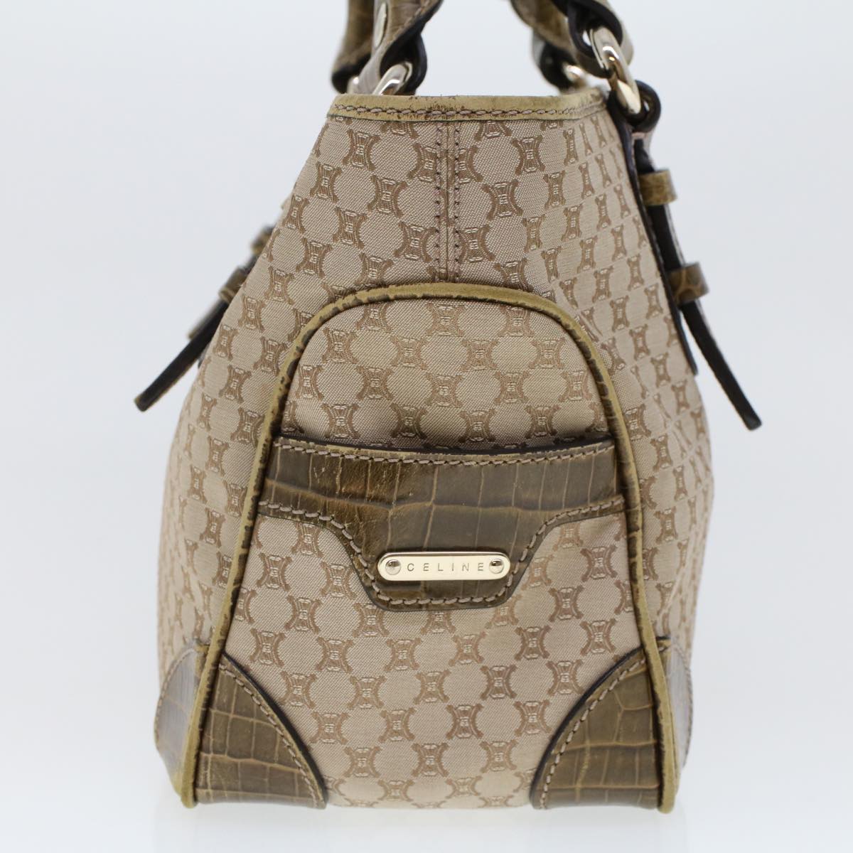 Luxury CELINE Macadam Canvas Boogie Bag Hand Bag Beige WC-ST-0068  5785