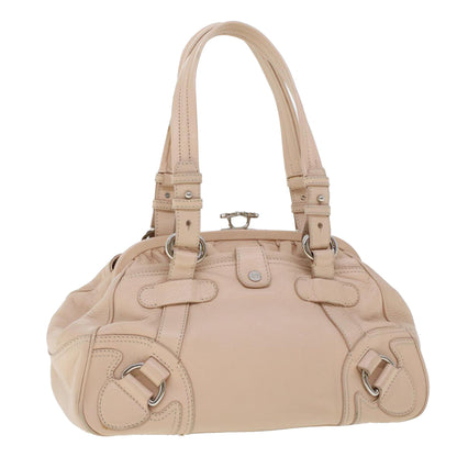 Luxury CELINE Shoulder Bag Leather Pink  5788