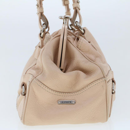 Luxury CELINE Shoulder Bag Leather Pink  5788