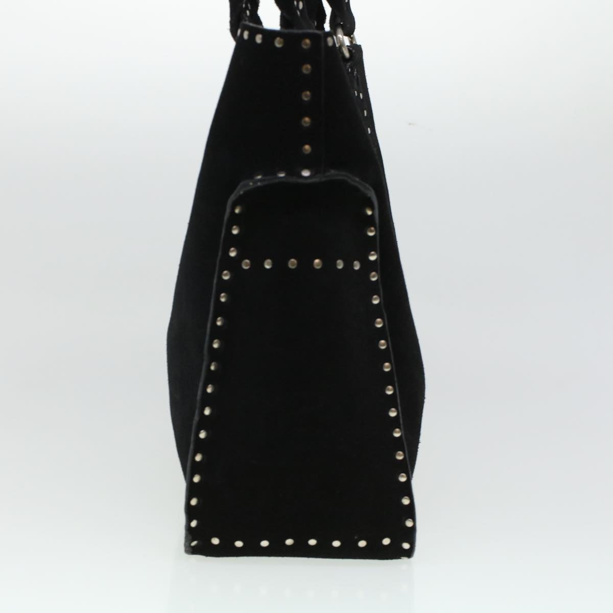 Luxury CELINE Hand Bag Suede Black  6034