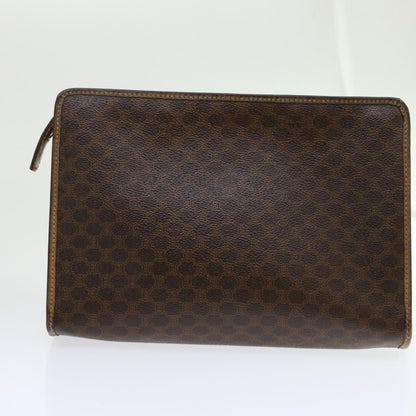 Luxury CELINE Cartier Macadam Canvas Clutch Bag Leather 3Set Wine Red Brown  6276