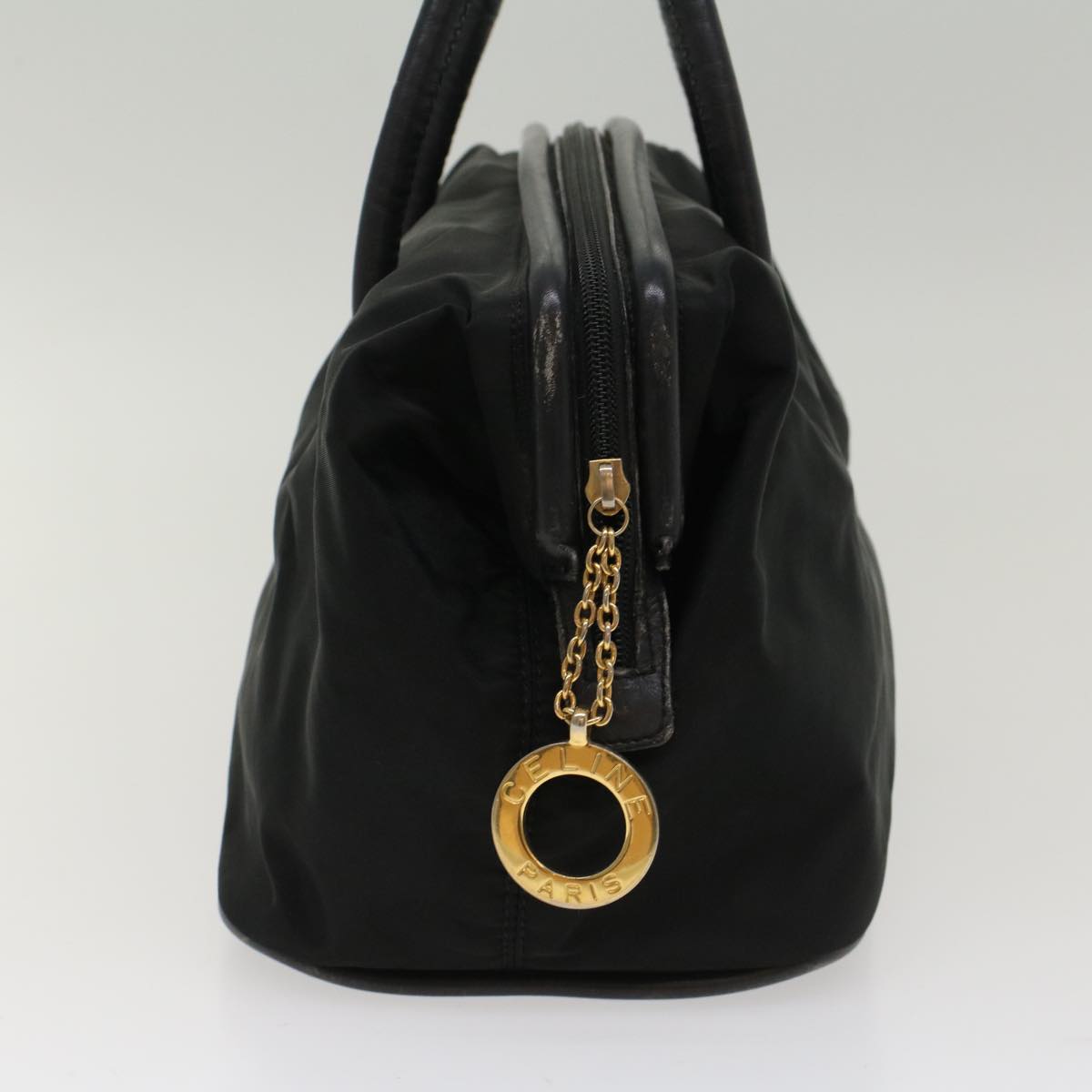 Luxury CELINE Shoulder Bag Nylon Black  6872