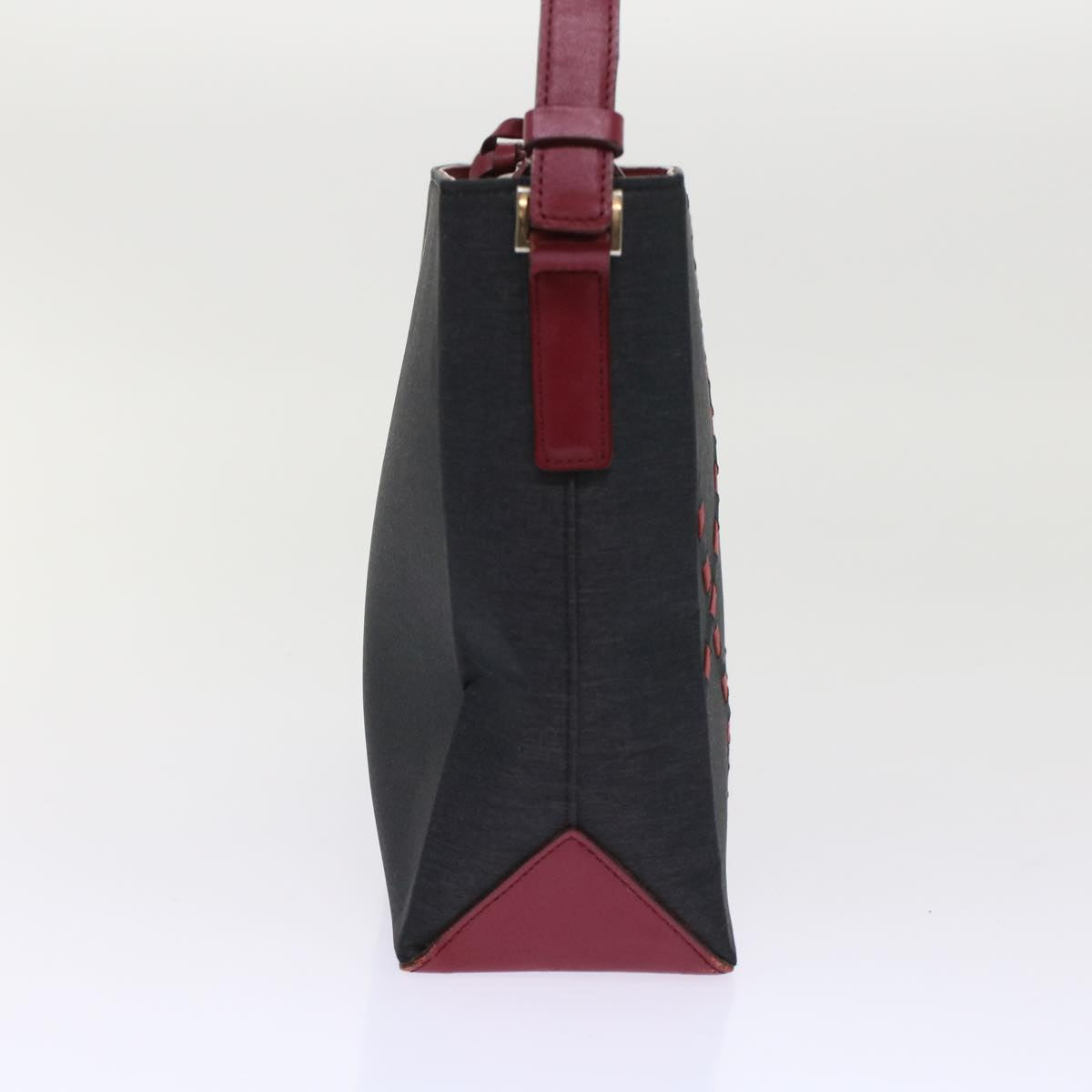 Luxury Burberry Shoulder Bag Nylon Black Auth bs6887