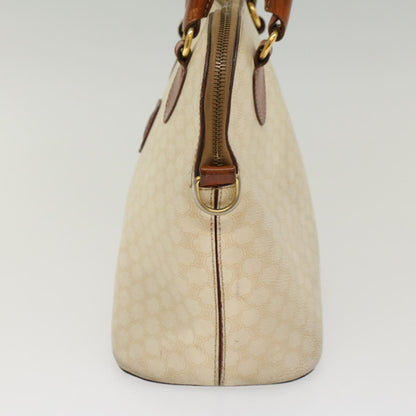 Luxury CELINE Macadam Canvas Hand Bag PVC Leather Whe  7123