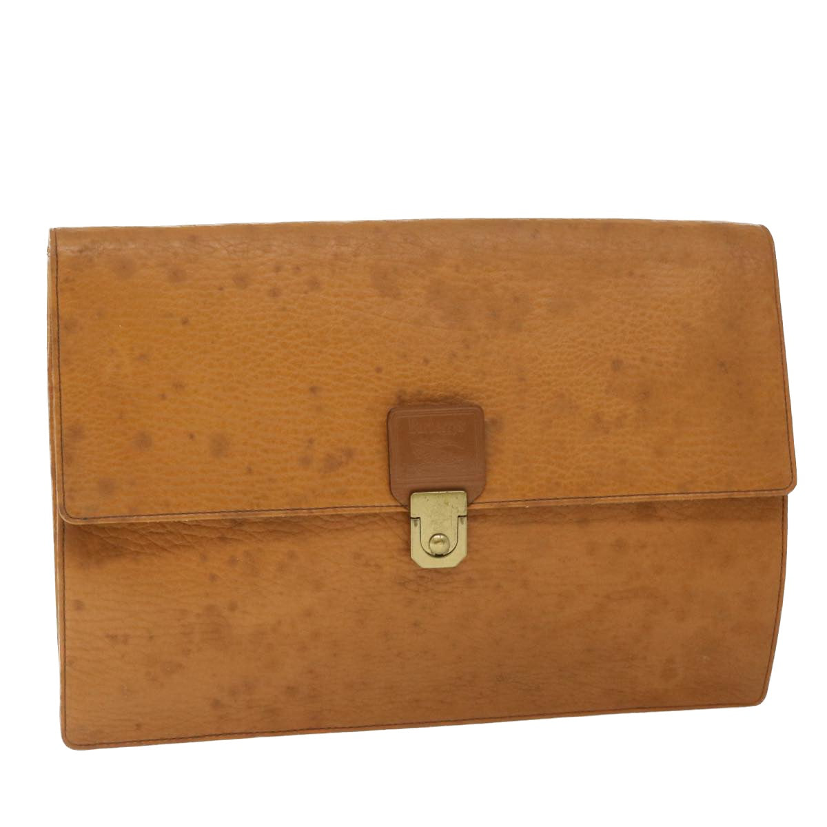 Luxury BurberrySs Briefcase Leather Brown Auth bs7549