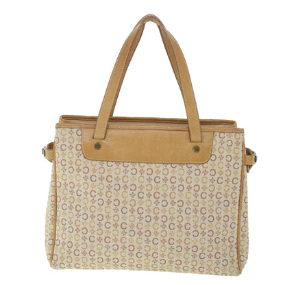 Luxury CELINE Macadam Canvas Hand Bag 2Set Beige  8536