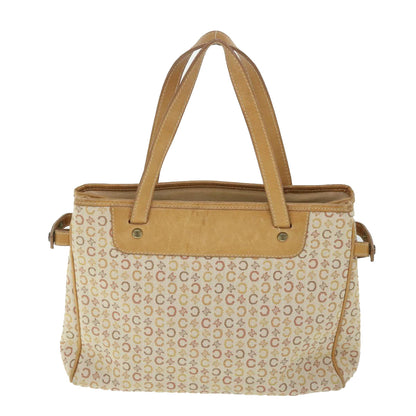 Luxury CELINE Macadam Canvas Hand Bag 2Set Beige  8536