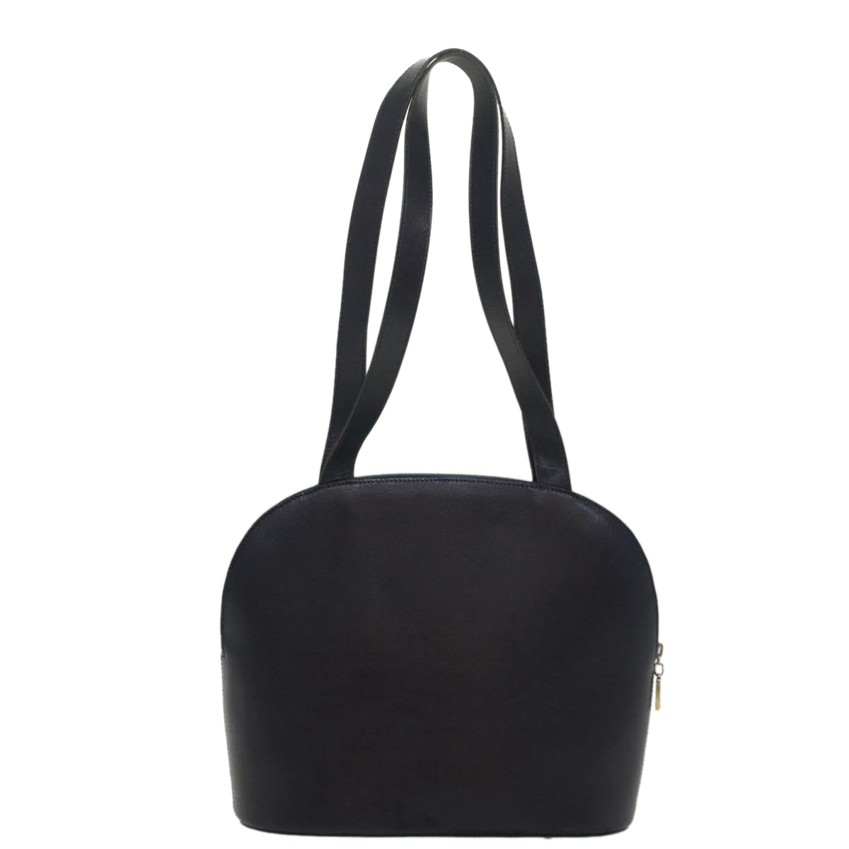 Luxury CELINE Shoulder Bag Leather Navy  8617