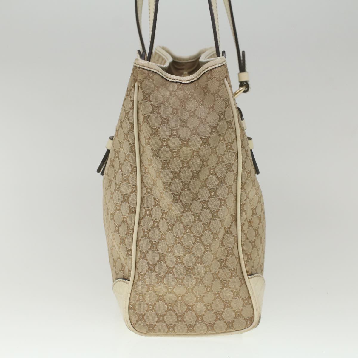 Luxury CELINE Macadam Canvas Tote Bag Beige  9213