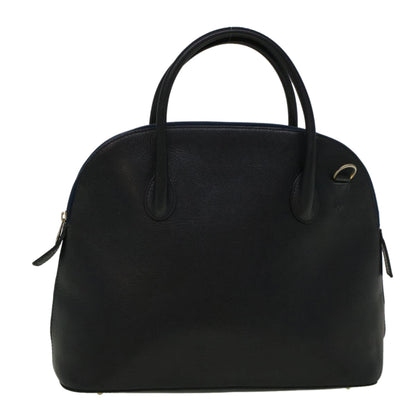 Luxury CELINE Hand Bag Leather Navy  9343