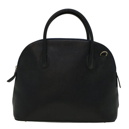Luxury CELINE Hand Bag Leather Navy  9343