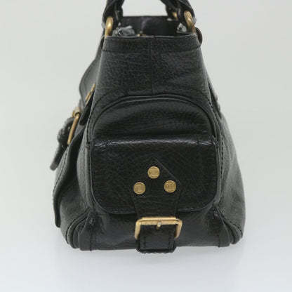 Luxury CELINE Hand Bag Leather Black  9854