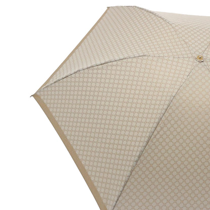 Luxury CELINE Macadam Canvas folding Umbrella Nylon Beige  9906