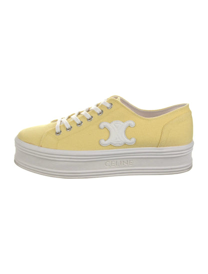 Jane cloth trainers Luxury CELINE Yellow