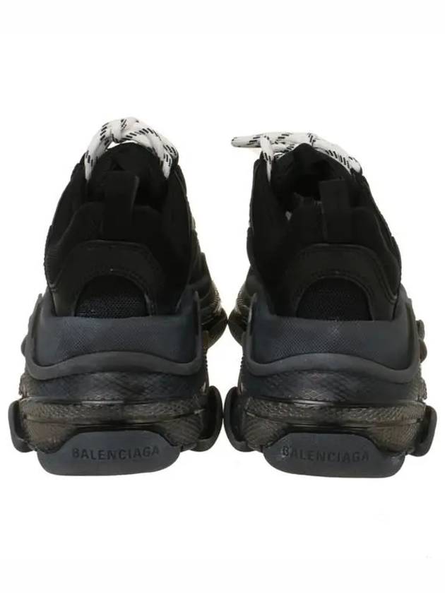 Luxury Balenciaga Trending 2025 Triple S Clear Sole Low Top Sneakers Black