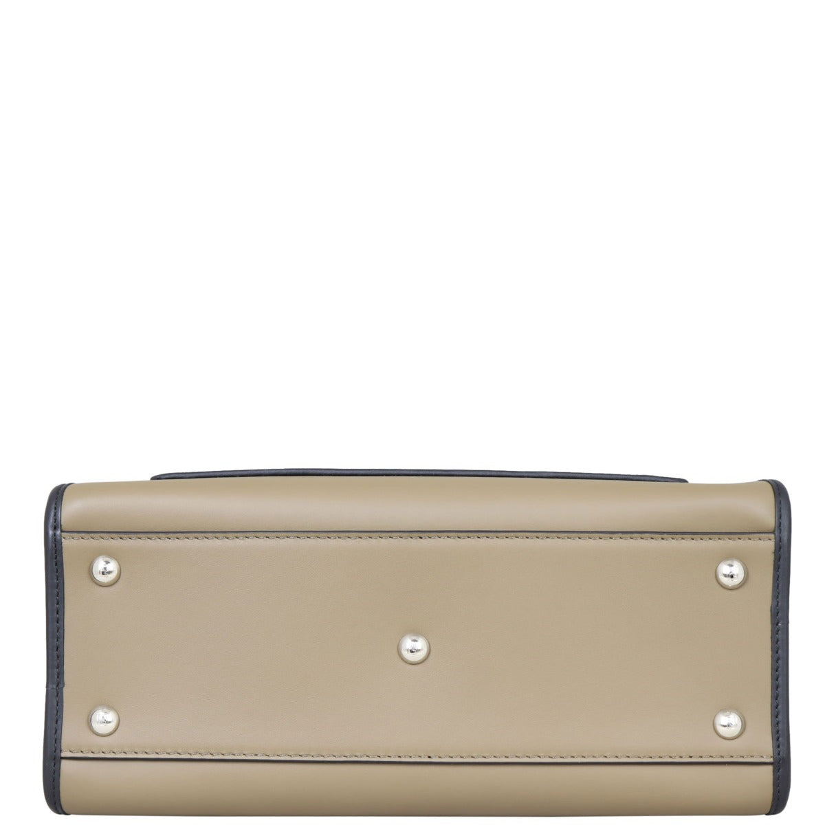 Fendi Runaway Flocked Leather Tote Small