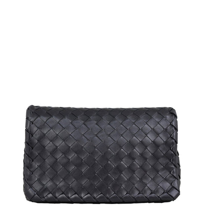 Bottega Veneta Intrecciato Full Flap Small Crossbody