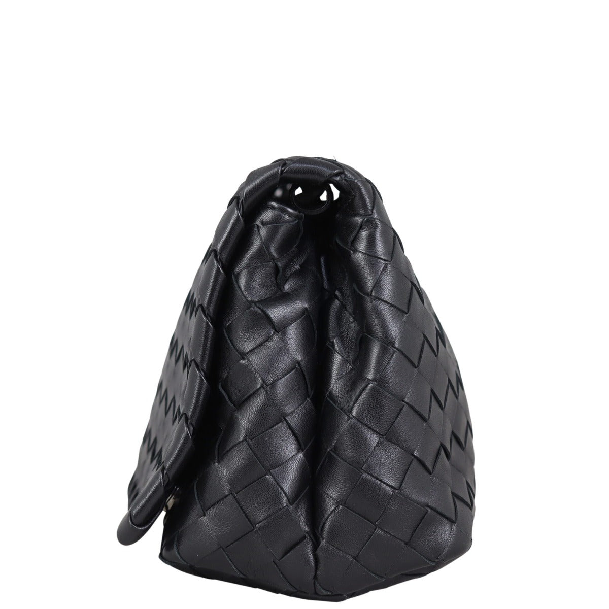 Bottega Veneta Intrecciato Full Flap Small Crossbody