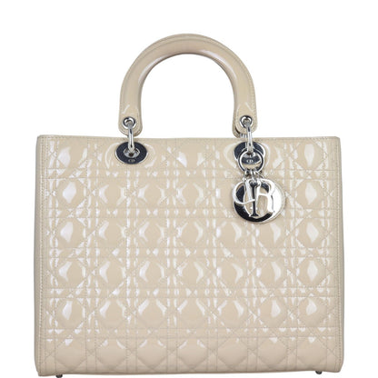 Dior Lady Dior Large Patent