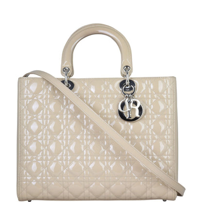 Dior Lady Dior Large Patent