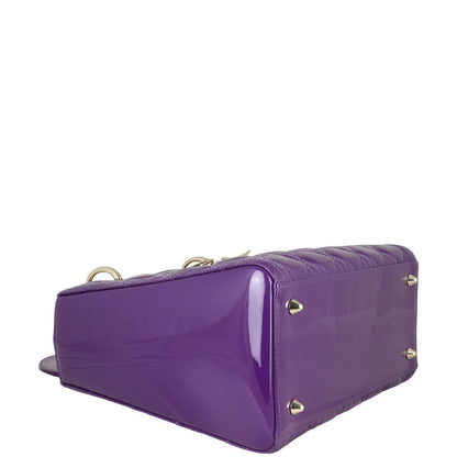 Dior Lady Dior Medium Patent