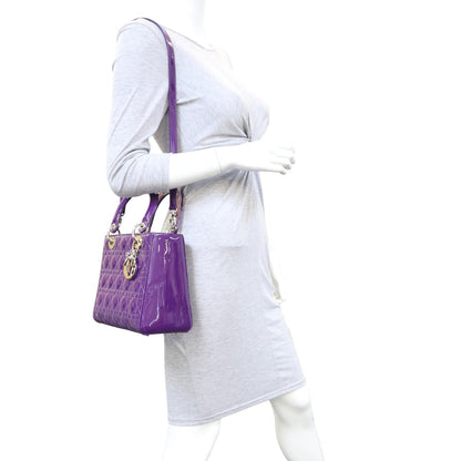 Dior Lady Dior Medium Patent