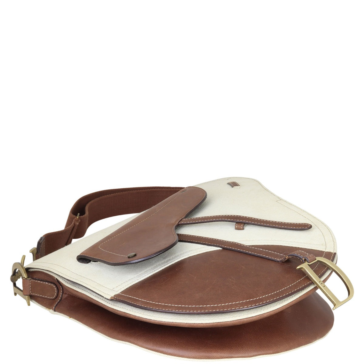 Dior Vintage Baudrier Saddle Bag