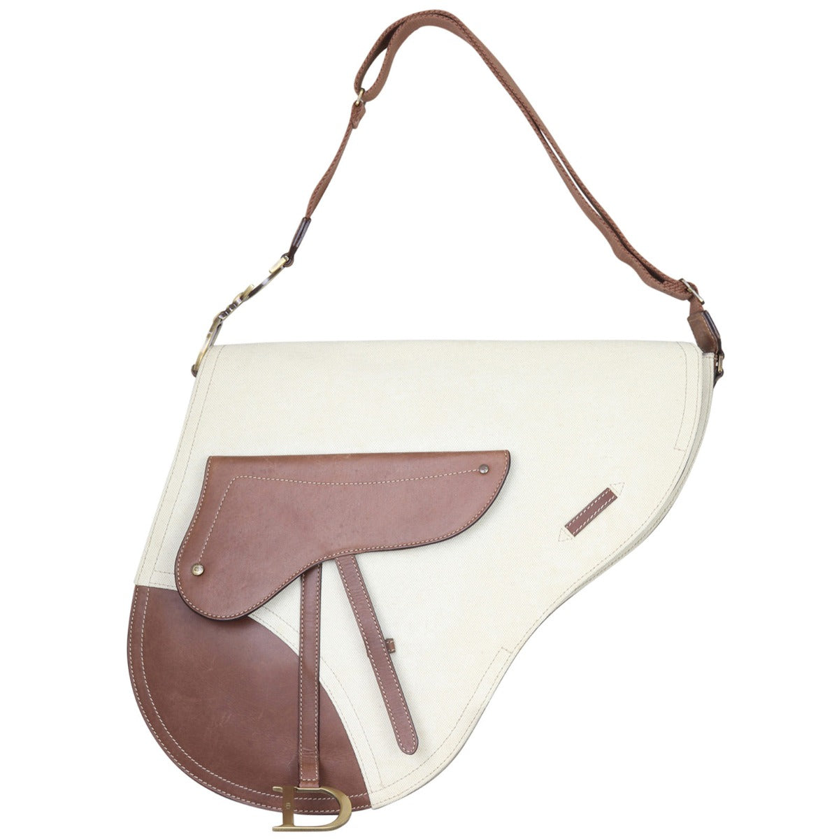 Dior Vintage Baudrier Saddle Bag