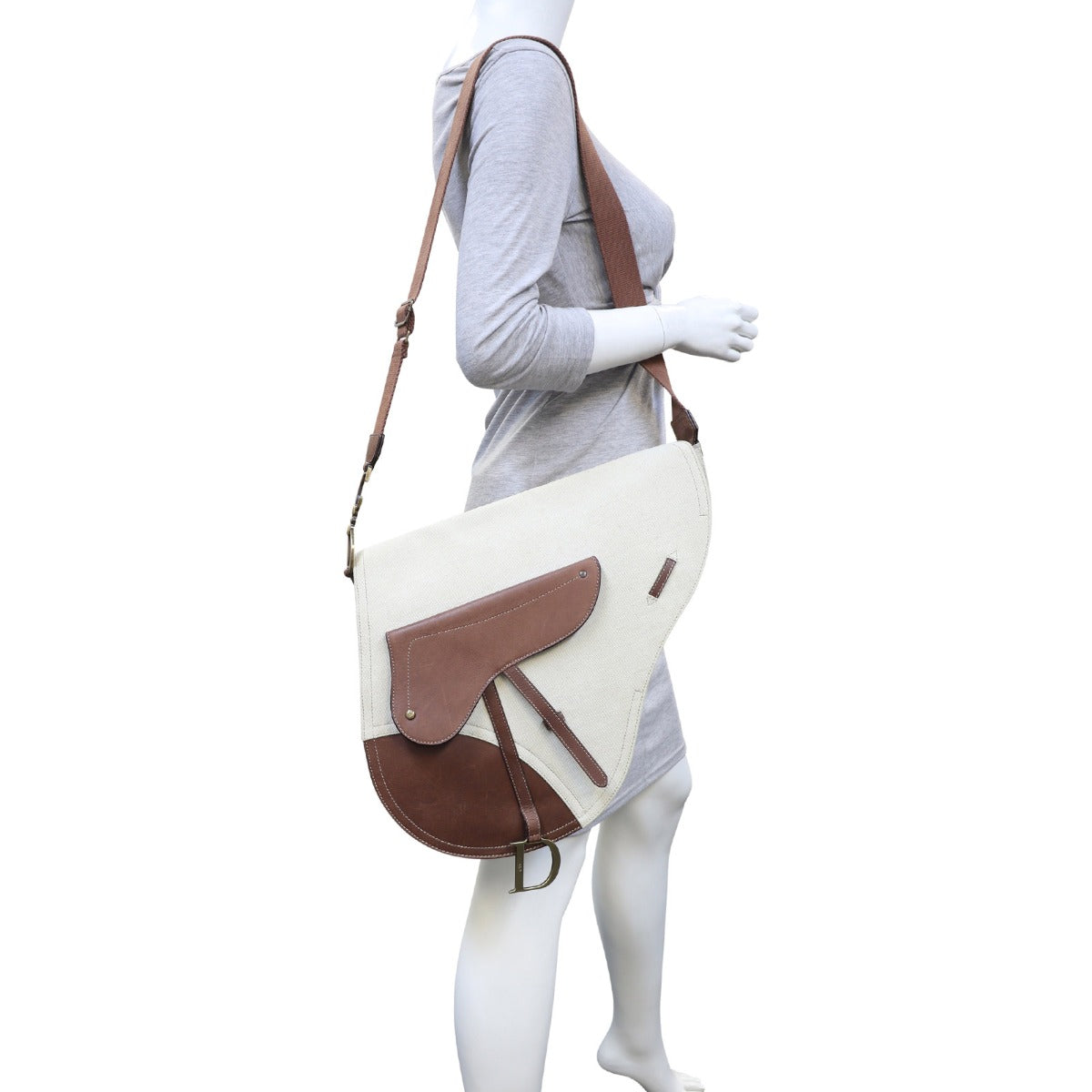 Dior Vintage Baudrier Saddle Bag
