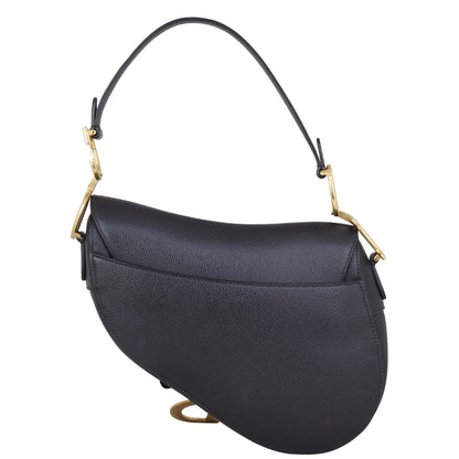 Dior Saddle Bag with Embroidered Shoulder Strap