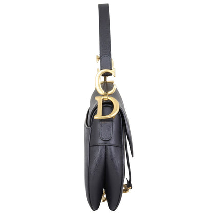 Dior Saddle Bag with Embroidered Shoulder Strap
