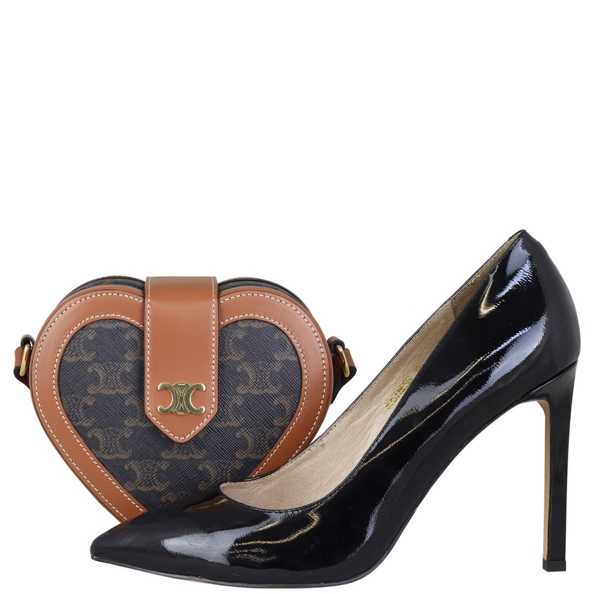 Celine Tambour Heart Crossbody